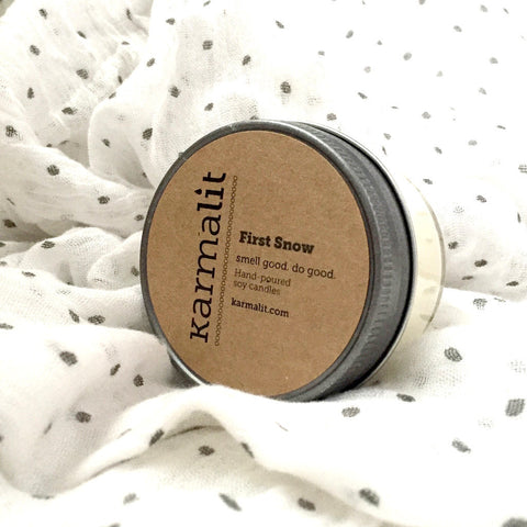 First Snow Mini Soy Candle